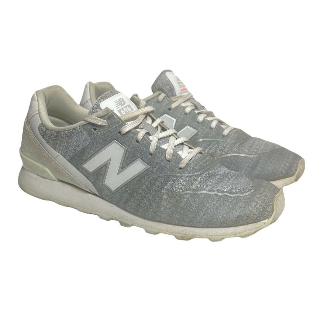 New Balance Re-Engineered 696 Sneakers Gray White WL696RWT Women's Size 7